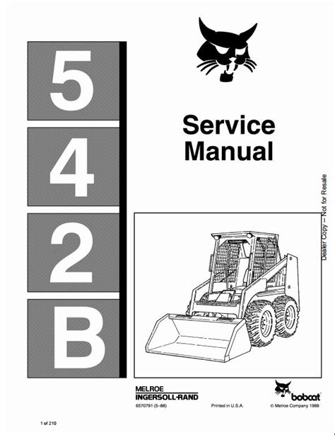 542b bobcat skid steer specs|bobcat 542b parts diagram.